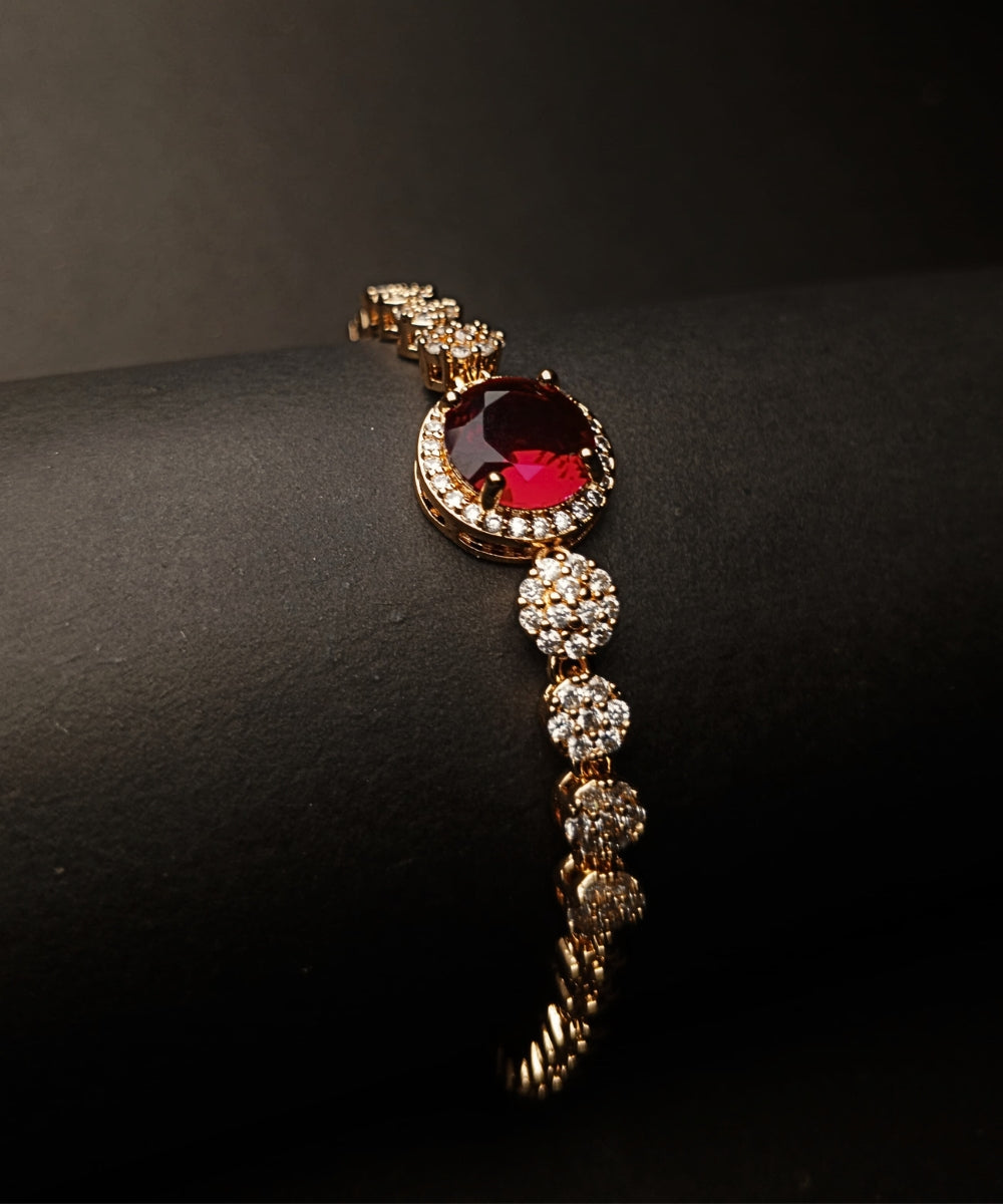 Bracelet Golden Red