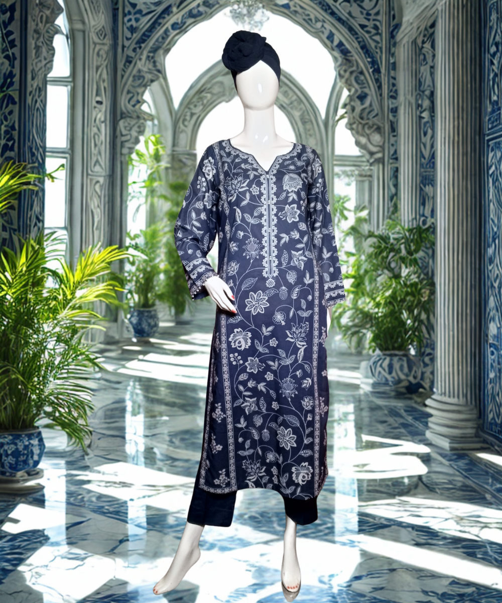 Lawn Printed Blue