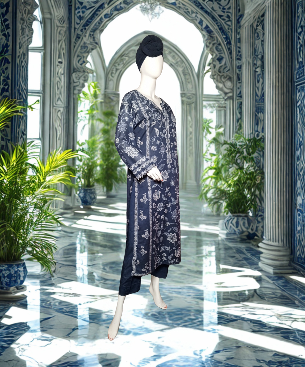Lawn Printed Blue