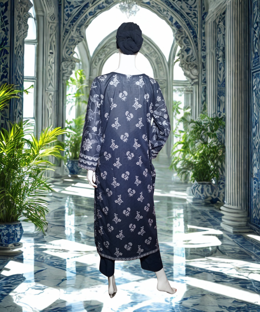 Lawn Printed Blue