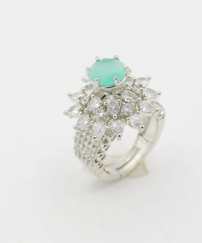 Zircon Blue Ring