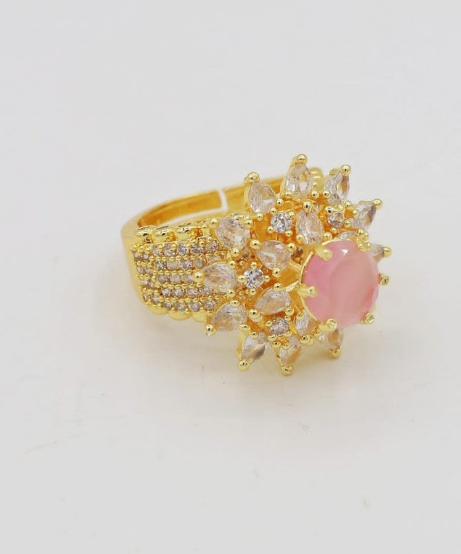 Zircon Pink Ring