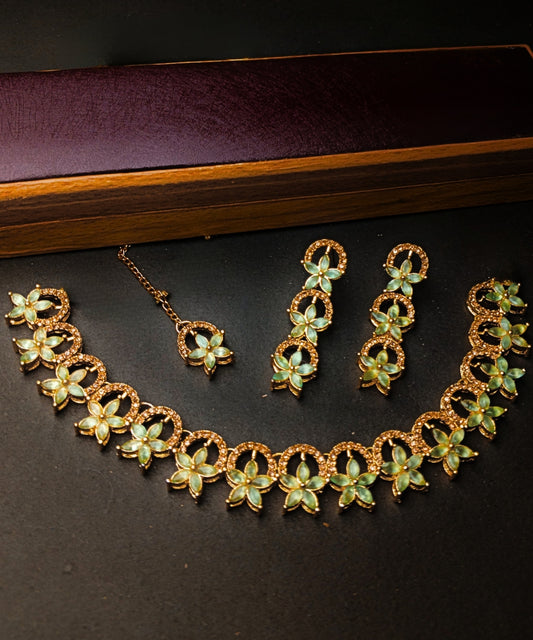 Royal Petal Harmony Set Mint Green