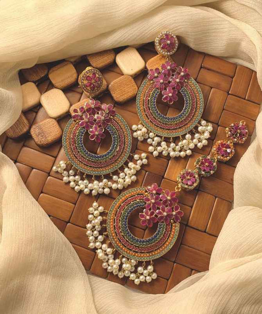 Tika Set Shocking Pink