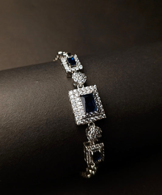 Bracelet Silver Blue
