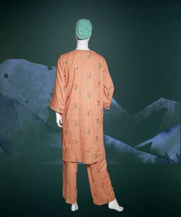 Lawn Embroidered Rust - 2 Piece