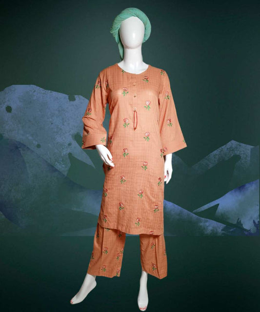 Lawn Embroidered Rust - 2 Piece