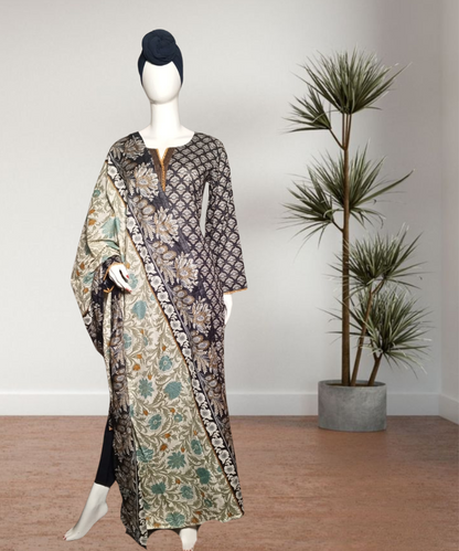 Lawn Printed Black