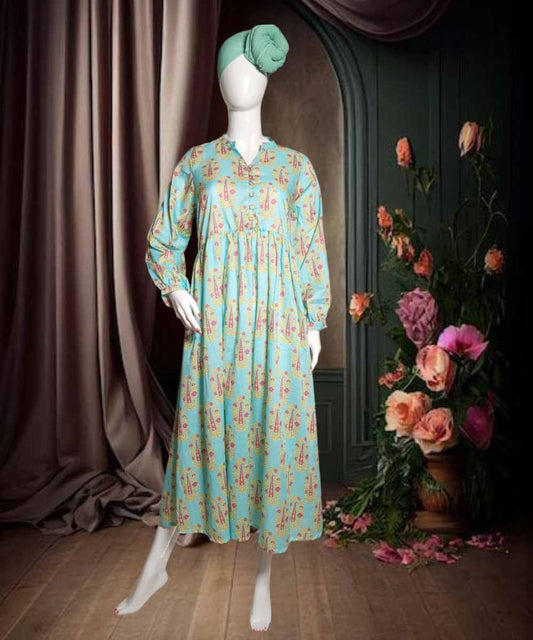 Lawn Printed Blue