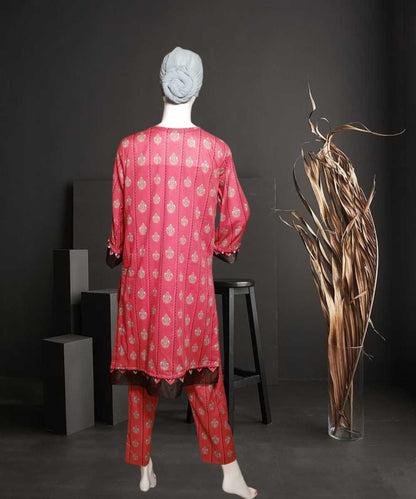 Lawn Printed Pink-2 Piece