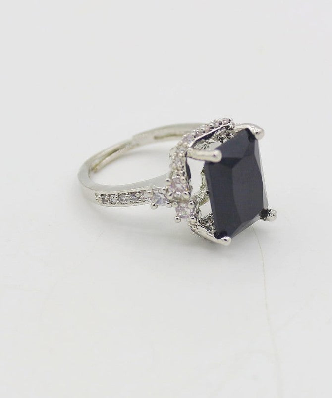 Black Stone Ring