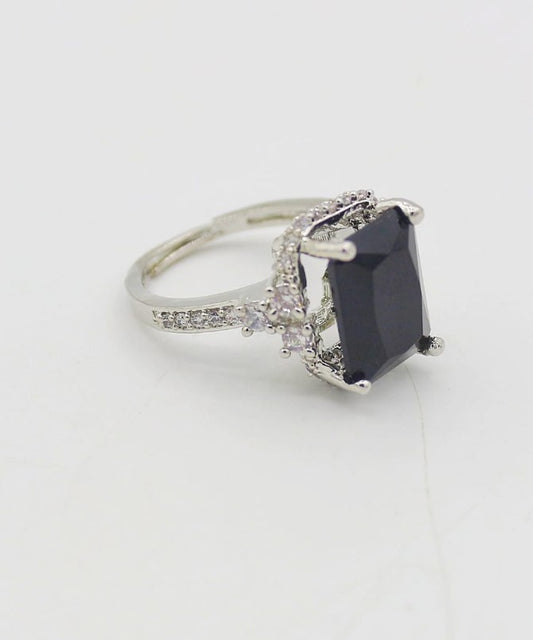 Black Stone Ring