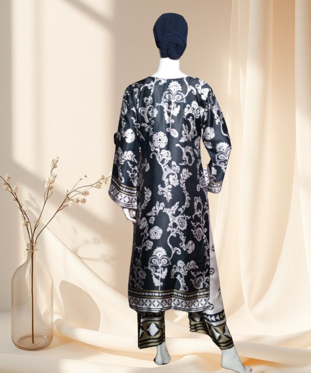 Silk Printed Black