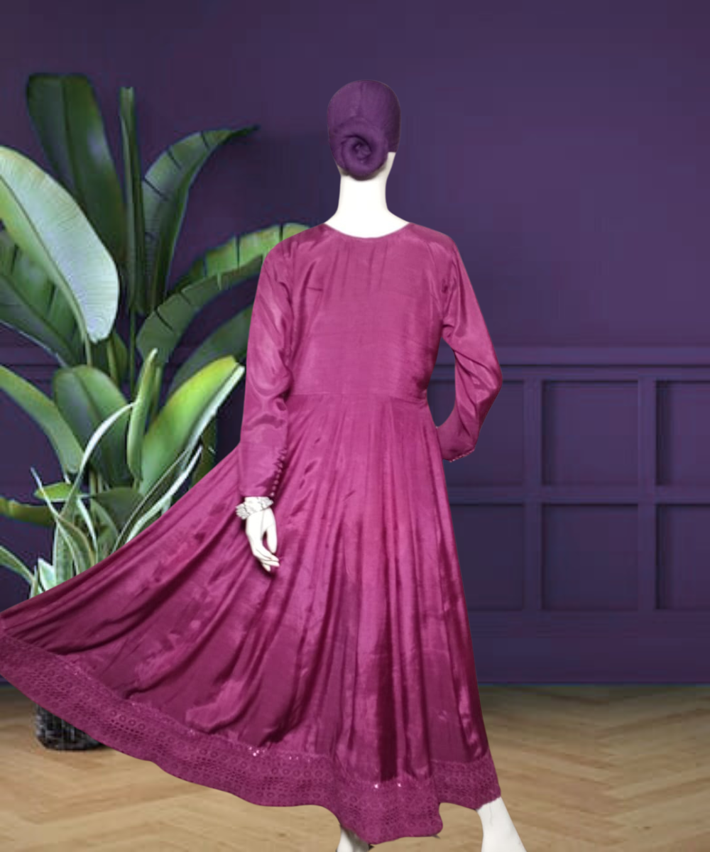 Cotton Silk Peshwas Purple