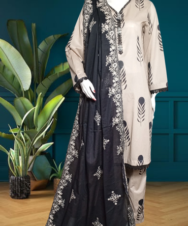 Lawn Printed Embroidered