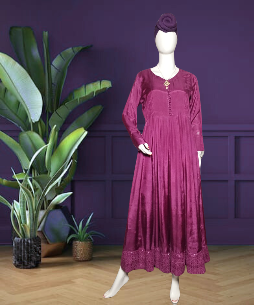 Cotton Silk Peshwas Purple